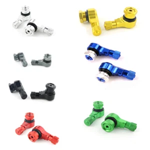 Válvulas de neumático válvulas sin cámara aptas para Honda CBR125R CBR150R CBR250R CBR300R negro - Imagen 1 de 12