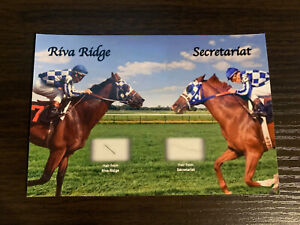 Secretariat & Riva Ridge Hair Strand Relic Horse Mane Kentucky Derby Racehorse