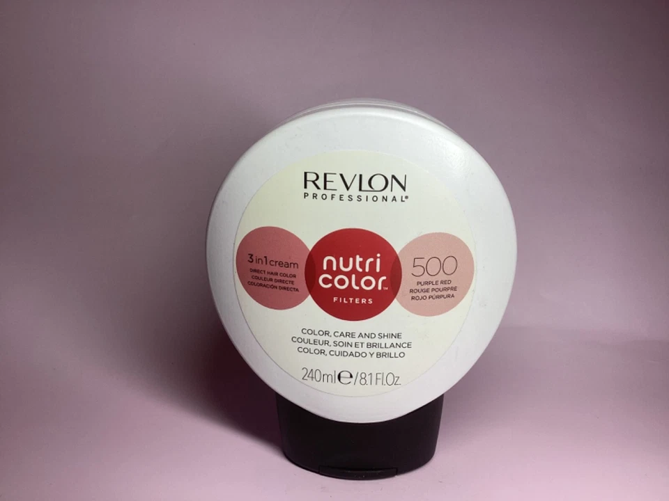 Revlon Nutri Color Filter 3 in 1 Colour Creme 500 Purple Red 240ml