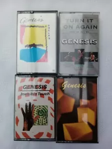 Genesis Cassette Tapes Set Of 4 Working See Description - Picture 1 of 17