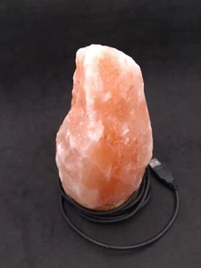 Himalayan Pink Salt Lamp Natural Glowing changing Crystal Salt Lamp Switch 6" - Picture 1 of 11