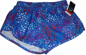~NWT Girls SPEEDO Hearts & Stars Shorts! Size XL Super Cute FS:)~ - Picture 1 of 3