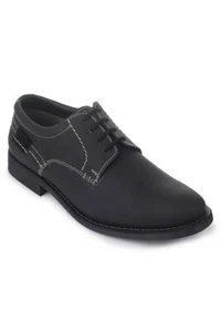 LIBERTYZENO Mens Genuine Leather Formal Business Lace up Oxford Dress Shoes - Picture 1 of 10