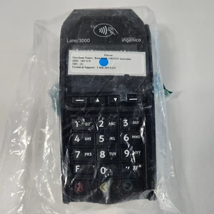 Ingenico Lane/3000 POS Terminal de Tarjeta de Crédito PIN Pad Procesamiento LAN300 CC - Imagen 1 de 7