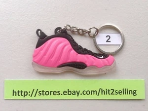 Llavero Foamposite Rosa Metálico Crecer Verde Jordan/Barkley/Lebron/kobe/kd - Imagen 1 de 1