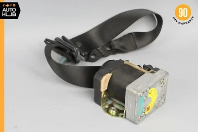 Cinto de segurança dianteiro esquerdo 01-04 Mercedes W203 C320 C230 preto fabricante de equipamento original  - Imagem 1 de 4
