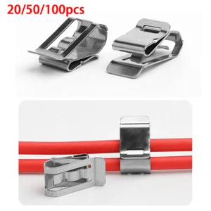 Clips de cable solar 5/10/20/50/100X clips de cable fotovoltaico marco abrazadera de cable clip - Imagen 1 de 20