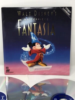 Walt Disney Masterpiece FANTASIA on 2 LaserDisc with Extended Play Mickey Mouse  - Image 1 of 4