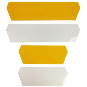 Blank Lambo Hex Supercar Number Plate PRE-ROLLED Acrylic + Reflective - Picture 1 of 4