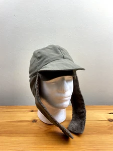 VINTAGE 1973 BUNDESWEHR HUMME GMBH WINTERMÜTZE SCHIRMMÜTZE THERMO KALTWETTER 58cm - Bild 1 von 10