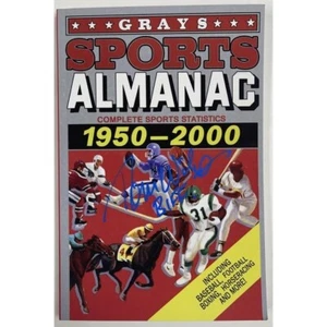 THOMAS F. WILSON 'BIFF' BACK TO THE FUTURE SIGNED GRAYS SPORTS ALMANAC PROOF - Picture 1 of 4