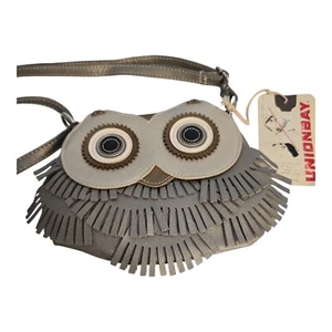 UnionBay Gray Owl Small Purse Shoulder Bag Adjustable New With Tags - Picture 1 of 6