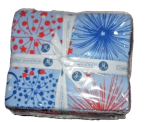 NIP-ONS-2016 STARS & STRIPES CT. FAT QT. BUNDLE-WINDAM FABRICS-WHISTLER STUDIOS - Picture 1 of 8
