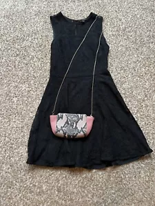 BANANA REPUBLIC Womens Black Lace Evening Occasion Dress - Sz 0. - Picture 1 of 3