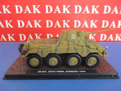Die cast 1/43 Modellino Autoblindo Sd.Kfz. 234/2 Puma Germany 1944 HB - Immagine 1 di 4