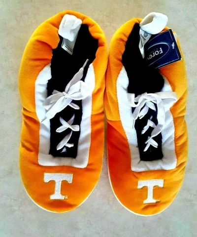 Tennessee Volunteers Slippers Size Small Orange House Shoes Lace Up Sneaker Cover