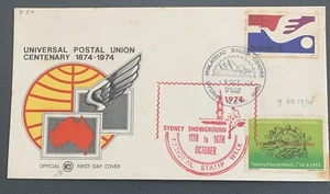Australia FDC WCS 1974 Universal Postal Union Centenary - Picture 1 of 4