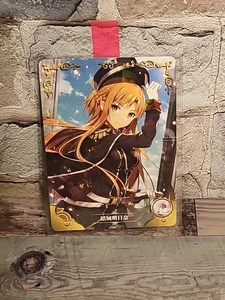 Tarjeta CCG Sword Art Online Asuna YUUKI NS-11R-10 Goddess Story Anime TCG - Imagen 1 de 2