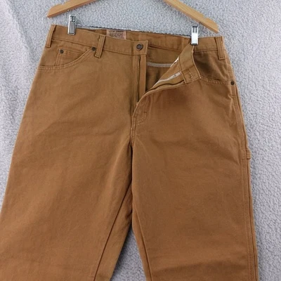 Dickies Men 36x32 Carpenter Jeans Brown Work Pants NEW Workwear Outdoor Camp - Image 1 of 4