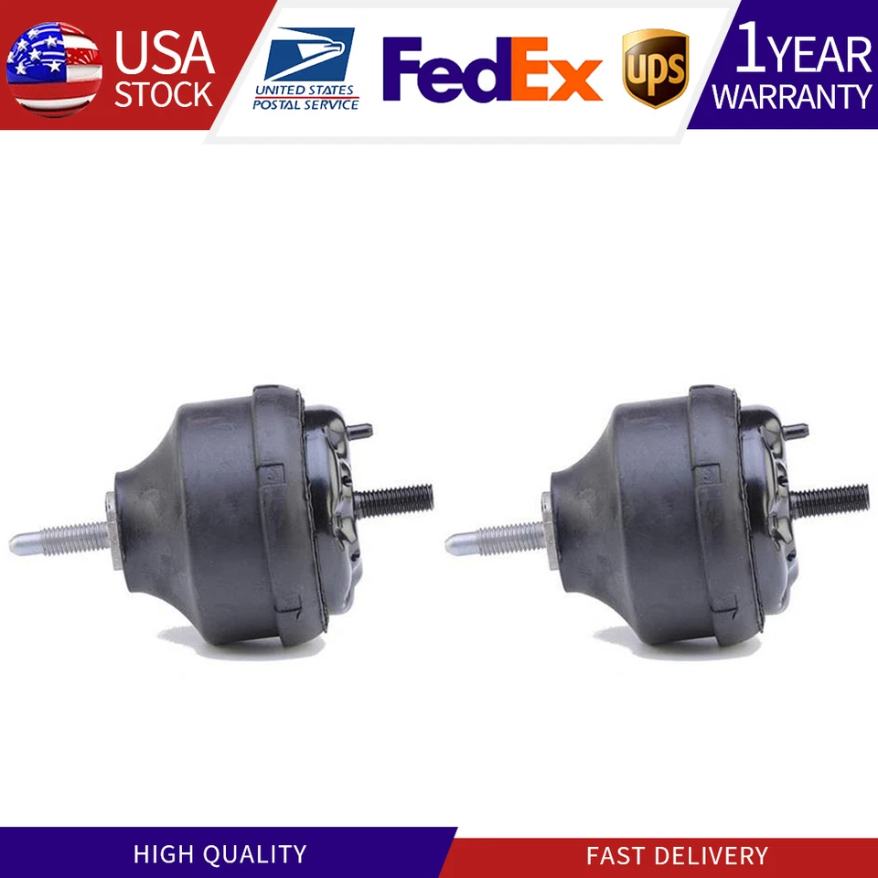 2X Front Motor Mount For 2002 2003 2004 2005 2006 Chevrolet Trailblazer 4.2L - Image 1 of 3