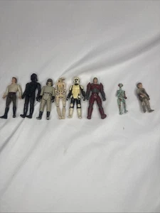 Star Wars Vintage Kenner Lot Of 8 Action Figures Darth Vader Han Solo Skywalker - Picture 1 of 12