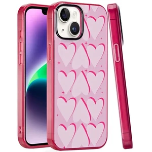 Custodia per iPhone 13/14 doppio strato in stampo design TPU cover telefono + vetro temperato - Foto 1 di 39