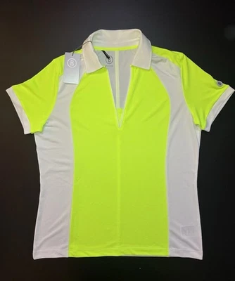 Nova Camisa Polo Esportiva Feminina Bogner Gola de Golfe Manga Curta Ibiza Tamanho XL - Imagem 1 de 4