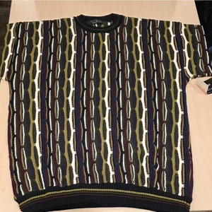 Protege Collection /Coogi Style/ Pullover Herren Gr. L Strick Vintage 90er Abstrakt - Bild 1 von 13