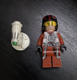 Genuine LEGO Poe Dameron Minifigure Minifig Star Wars Resistance Pilot DO