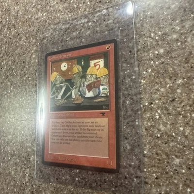 Goblin Artisans MTG Antiquities Red Uncommon Creature Slightly Played x1 - Image 1 of 3