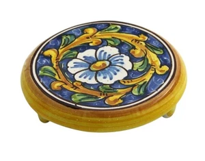 PORTA CAFFETTIERA IN CERAMICA SICILIANA BAROCCO ART 20 - Picture 1 of 1
