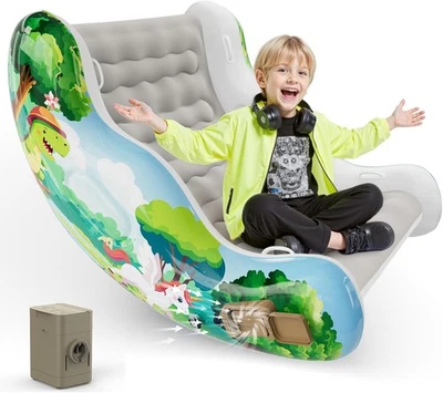 Silla Sensorial para Niños, Mecedora Inflable Niños con Autismo y Gris  Foto 1 de 4