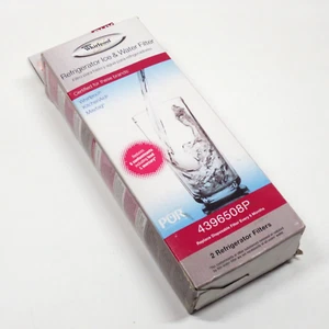 WHIRLPOOL 4396508P Genuine REFRIGERATOR ICE & WATER FILTERS NEW - 2 Pack - Picture 1 of 7