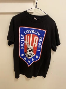 Vintage WWE John Cena T Shirt Black Hustle Loyalty Respect U Can't C Me Size M - Picture 1 of 3