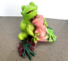 Kitty's Critters Lovey Dovey Frogs Retired 9" Tall Vintage 2007 EUC G601