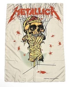 Vintage Metallica "One" Stoff Poster Wand Flagge Wandteppich Metall 2000 selten - Bild 1 von 8