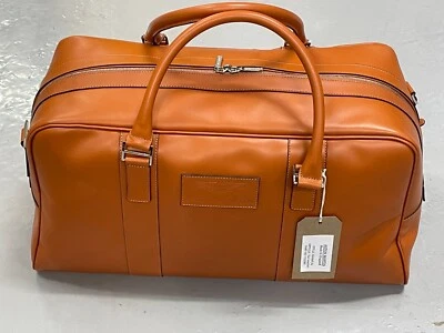 Aston Martin Tan Leather Holdall - Small - Image 1 of 4