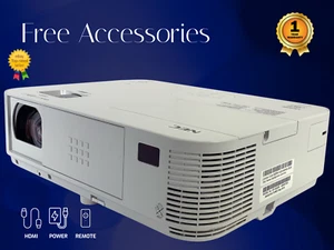 NEC NP-M322W DLP Projector 3200 Lumens HD 1080p PC 3D Ready Professional Bundle - Picture 1 of 10