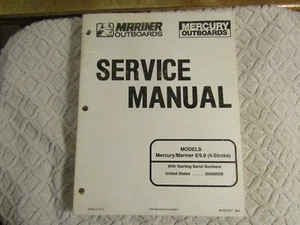 Mercury Mariner Outboards Service Manual 8 9.9 4 Stroke 90-827857 1994 - Bild 1 von 1