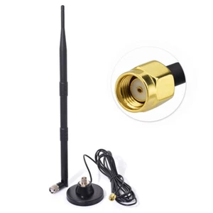 9dBi 3G magnetic GSM/3G/UMTS/CDMA antenna RP SMA Male Connector with 3m cable - Picture 1 of 4