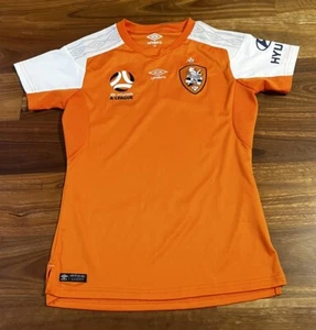 Brisbane Roar Women’s Football Shirt - USA Size 12 UMBRO Vintage Licensed - Picture 1 of 13