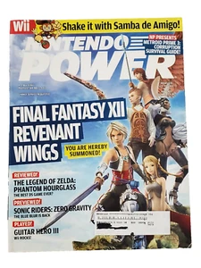 Nintendo Power Magazine Novembre 2007 FFXII, Zelda, Sonic Riders - Foto 1 di 12
