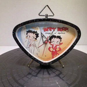 Y2K Betty Boop Sugar N Spice Alarm Clock Retro 60s Triangle Tested Working 2001 - Picture 1 of 7