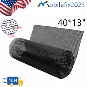 40 x13" Car Universal Grille Mesh Net Sheet Aluminum Rhombic Auto Mesh Grill US - Foto 1 di 6