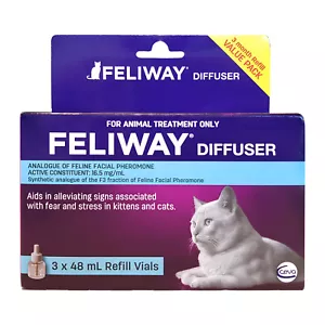 Feliway Diffuser Refill For Kittens And Cats 48ml 3 Pack - Picture 1 of 1