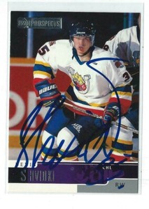 Denis Shvidki Signed 1999/00 Upper Deck Prospects CHL Card #6
