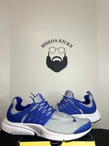 Nike Air Presto Essental Wolf Grey/Paramount Blue 2016 848187-010 Uomo Taglia 13 - Foto 1 di 10