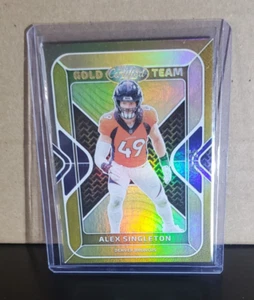 2024 Panini Certified - Gold Team Alex Singleton #GT-ASN Mirror Gold /25 - Picture 1 of 2