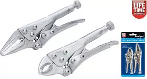 Bluespot Small & Long Nose Self Locking Grips Mole Gripping Adjustable Pliers - Picture 1 of 2
