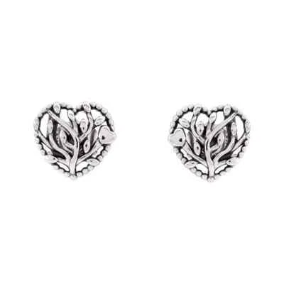 Pandora Orecchini Cuore in Fiore 297085 - Immagine 1 di 2